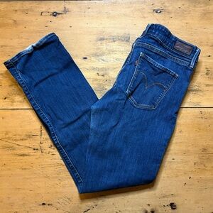 Levi's Demi Curve Classic Blue Straight Leg Jeans US 10 GUC